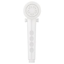 The Dura Faucet DF-SA135-WT is a white, handheld shower head sprayer wand designed primarily for use in RVs, motorhomes, travel trailers, vans, and boats.