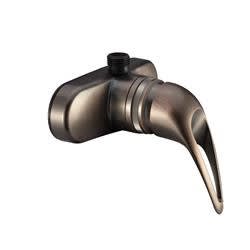 The Dura Faucet DF-SA150-ORB is a single-lever, wall-mounted shower faucet designed for Recreational Vehicles (RVs), featuring an Oil Rubbed Bronze finish and a fully functional diverter.