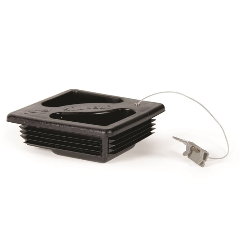 RV SEWER BUMPER CAP WITH VENTS, 40324.