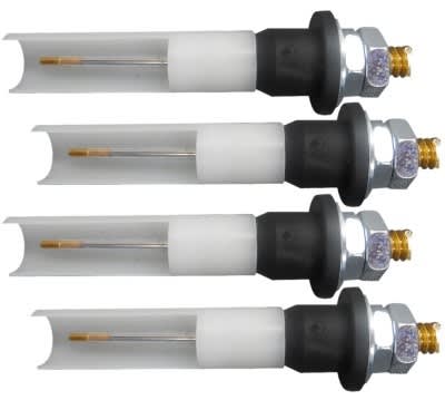 The Valterra T21301VP is a set of four Horst Miracle Probe replacement sensors for RV black water holding tanks. They are designed to prevent the false readings common with standard sensors.