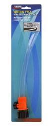 The A01-0031VP is the Valterra Quick Fill Pigtail with Shut-Off, an accessory for filling an RV's fresh water tank. It is designed to minimize back-splash and cut down on the time it takes to fill the tank.