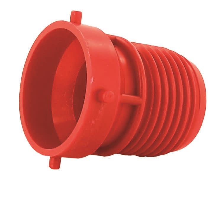The Valterra F02-3108 EZ Coupler Bayonet Fitting is an RV sewer hose adapter designed to create a secure, self-threading connection for RV sewer systems. It allows you to add a bayonet fitting to a standard 3-inch sewer hose without needing clamps.