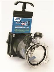 The Camco 39062 is a Dual Flush Pro Holding Tank Rinser with a Gate Valve, an RV sanitation accessory used to effectively clean black and gray water holding tanks and sewer hoses. It is particularly useful for RVs that lack a built-in tank flushing.