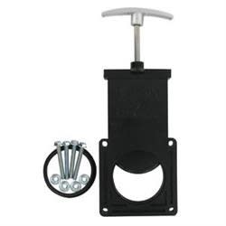 The Valterra Bladex 2" Waste Gate Valve with Metal Handle (T1002VPM) is a replacement valve for your RV's waste holding tank. It includes the valve body, seals, nuts, and bolts necessary for installation.