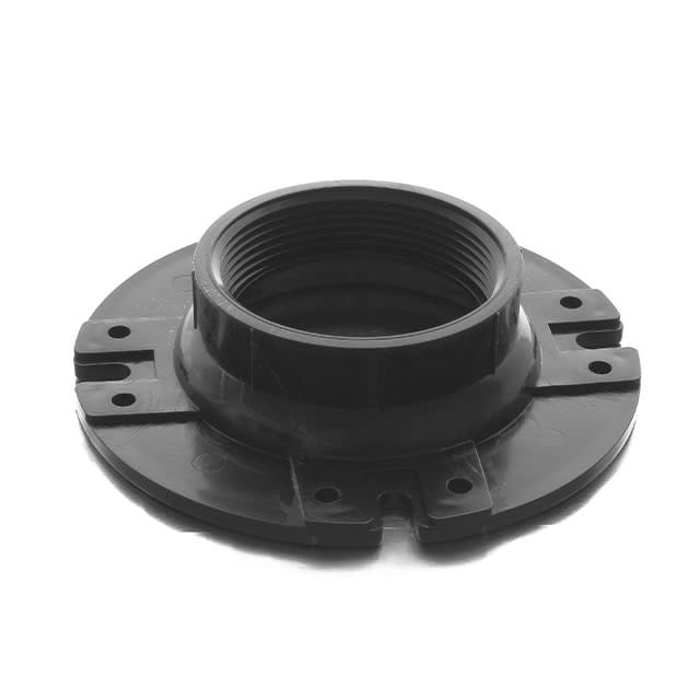 The LaSalle Bristol 6336345 flange is a 3-inch female pipe thread (FPT) plastic toilet closet floor flange designed for use in RVs.