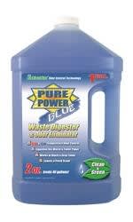 Valterra Pure Power Blue Waste Digester and Odor Eliminator V23128 is a 128-ounce (1 gallon) liquid treatment for RV waste tanks. It is a chemical-free, biological formula that uses bacteria and enzymes to break down waste and control odor.