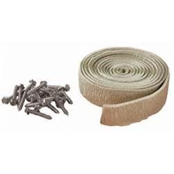 The RV Designer E451 is a comprehensive roof vent and accessory installation kit designed for RVs and campers. It includes 8 feet of \(3/4\)-inch white putty (butyl) tape and 24 #8 screws, providing the necessary materials to seal and mount roof vents.