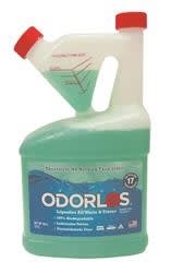 The Valterra Odorlos V77003 RV Holding Tank Treatment, 68 oz. This product is a scent-free, liquid deodorant for RV and marine holding tanks.