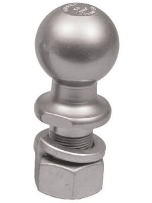 The Husky Towing 34918 Trailer Hitch Ball, which features a 2-inch ball diameter and a 1-inch shank diameter. It is designed for towing up to 6,000 pounds and has a rust-resistant chrome finish.