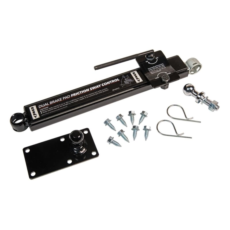 The trailer sway control kit with product number 34715 is the Husky Towing 34715 Weight Distribution Hitch Sway Control Kit. This is a right-handed model, designed for the passenger side of the trailer.