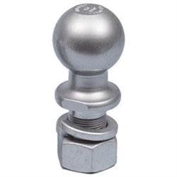The Husky Towing 33849 is a 2-inch chrome-plated trailer hitch ball with a 3,500-pound maximum capacity. It is made of solid steel and is designed for Class I and II hitches.