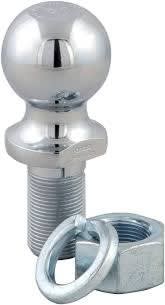 The Equal-i-zer 91-00-6120 is a 2-5/16-inch hitch ball with a 12,000-pound capacity. It is forged from high-strength chromoly steel and features double chrome plating for durability and rust resistance.