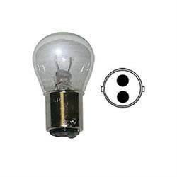 The Arcon 16774 is a 2-pack of 12-volt, 21.6-watt S8 incandescent, double-contact (BA15D) bayonet base bulbs, often referred to as #1076, designed for RV, marine, and automotive applications.
