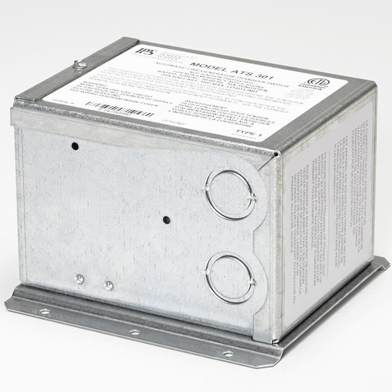 The Parallax ATS301 is a 30-amp automatic transfer switch (ATS) designed for RVs to switch between shoreline and generator power.