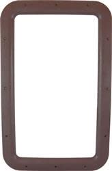The Valterra RV Entry Door Window Frame Interior Brown, A77012 (specifically a brown variant with part number 20-0149) is a factory-authorized replacement part for RVs with overall dimensions of 15-3/4" W x 24-3/4" H.