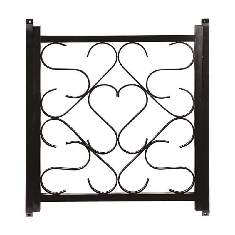The Camco 43993 product is an adjustable deluxe screen door grille designed for recreational vehicles (RVs) to protect the screen door and add a sturdy feel. It helps prevent damage to the screen from people or pets pushing through it.