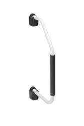 The AM-200 is not a standard residential entry door handle, but a white "Lend-A-Hand" folding assist handle primarily used for RVs, travel trailers, and campers.