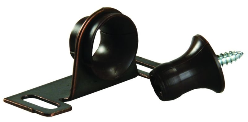 The JR Products 70305 is a "Bull Dog" style catch for cabinet and other doors, commonly used in RVs, that helps keep them securely closed. It is sold in a package of two and includes mounting screws.