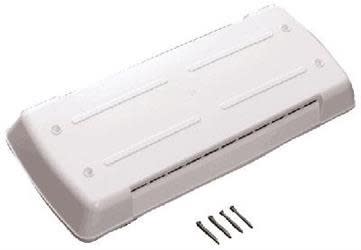 The Ventmate 65528 is a direct replacement, polar white vent lid for Dometic new-style refrigerator vents. It is made of high-impact, UV-stabilized plastic and includes mounting screws for easy installation.
