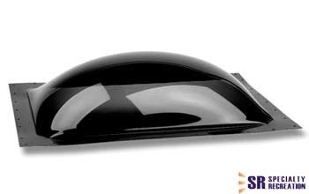 The Specialty Recreation (SL1830S) RV Skylight is a 18" x 30" rectangular replacement skylight made of durable, smoke-tinted polycarbonate. It is designed to fit directly on your RV roof to replace most standard manufacturer's original equipment.