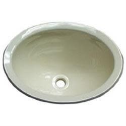 The  LaSalle Bristol 16156PPA is a single oval bowl sink intended for use in recreational vehicles (RVs) and campers. The color is officially called Parchment, which is an ivory-white shade.