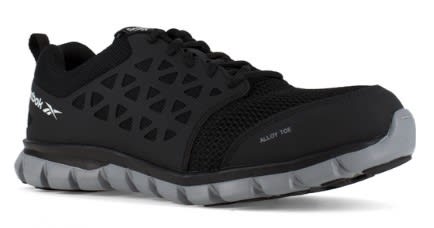 Reebok - Women's Athletic, Sublite cusion work BLK/BLK,  Alloy Toe, RB491