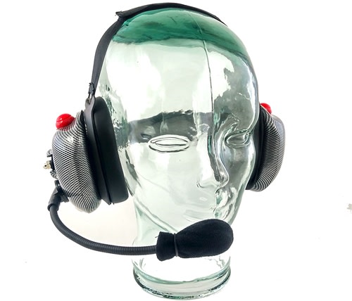 Carbon Checker Series Team BTH Dual Radio Headset