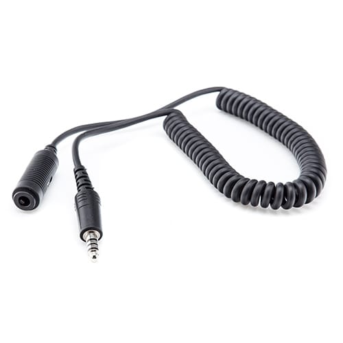 Heavy Duty Coil Cord IMSA Harness to IMSA Helmet Extension