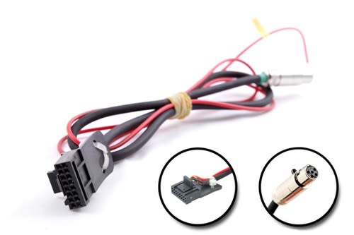 Motorola Racing Radio In Car Harness fits CM200 CM300 CM400 rear ports