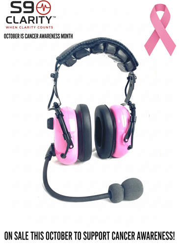PINK Over-the-Head Headset w/ Pivot Boom and S9 Mic