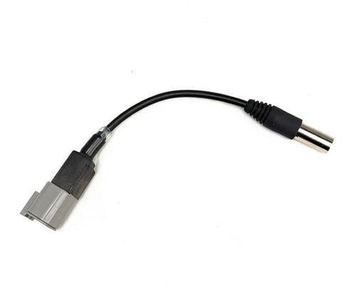 This jumper cable is designed to bridge your car harness PTT connection with an in-car PTT Deutsch-style connection.