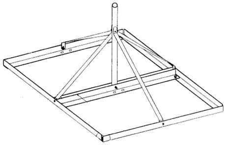 60" H Non-Penetrating Roof Mount