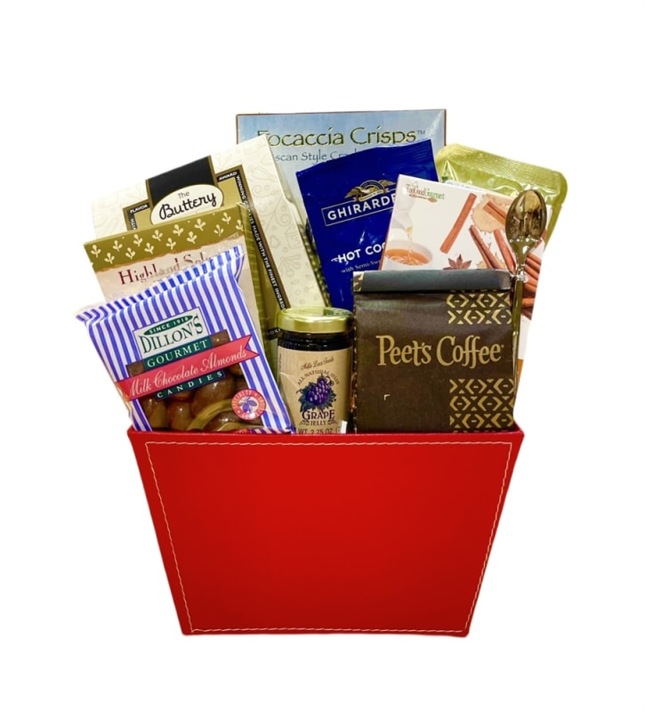 Coffee and Tea Sampler Gift Basket | Delivery Available