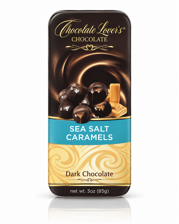 Chocolate Lover's Bourbon Caramels - 3oz Tin Chocolate Lover's Bourbon Caramels - 3oz Tin