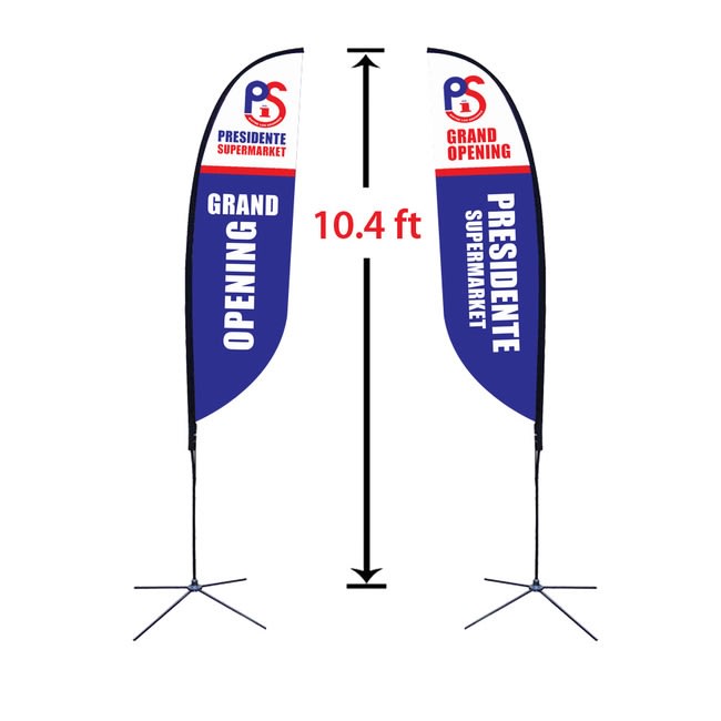 Feather Flag & Feather Banners  Large Teardrop Double-Sided