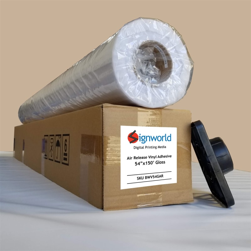 Air Release Vinyl Adhesive 54 x 150' - Gloss