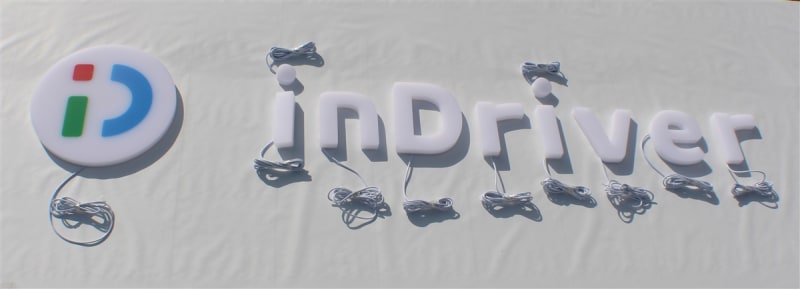 Full Lit 3D Acrylic Letters for Indoor & Outdoor Signage - 82W X 18H