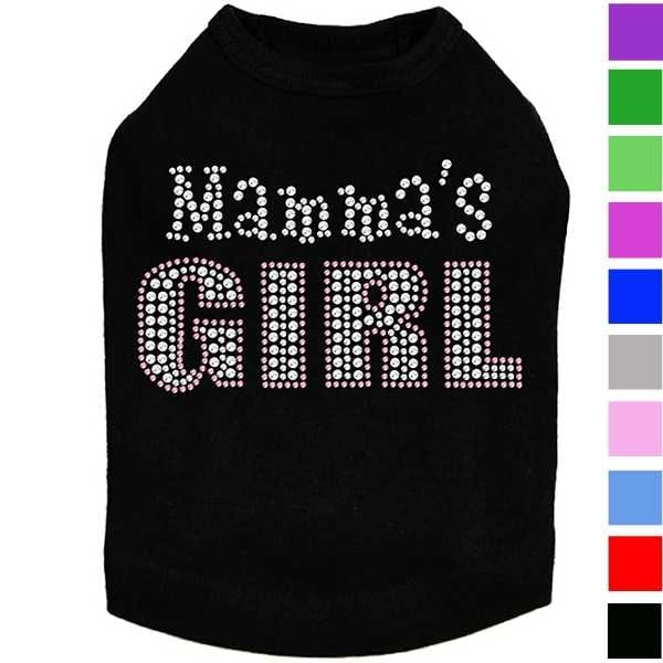 Mama's Girl Rhinestone Dog Shirt