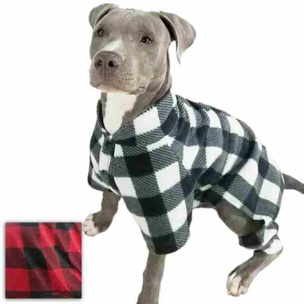 White Tartan Big Dog Plaid Pajamas - closeout