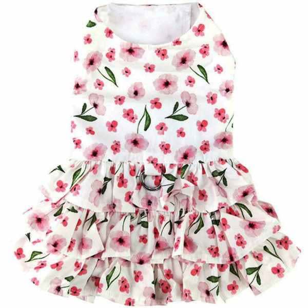 Spring Wildflower Dog  Harness Dress