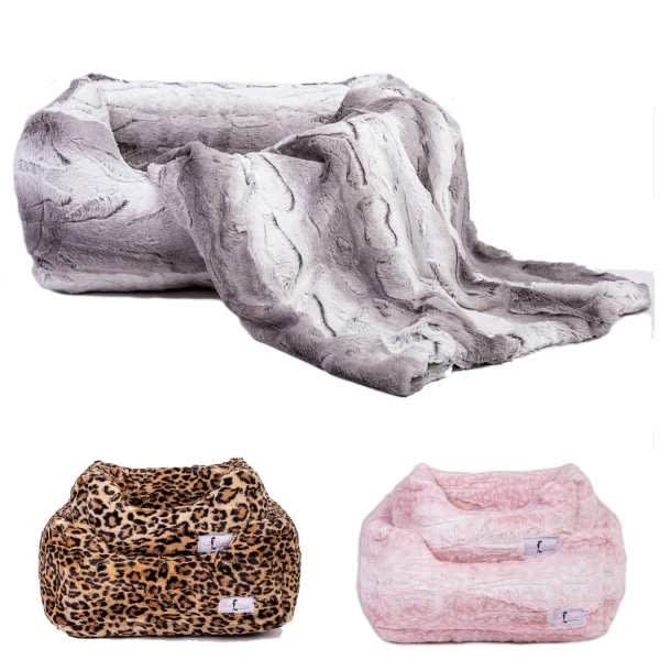 Cashmere Plush Dog Bed | Cat Bed