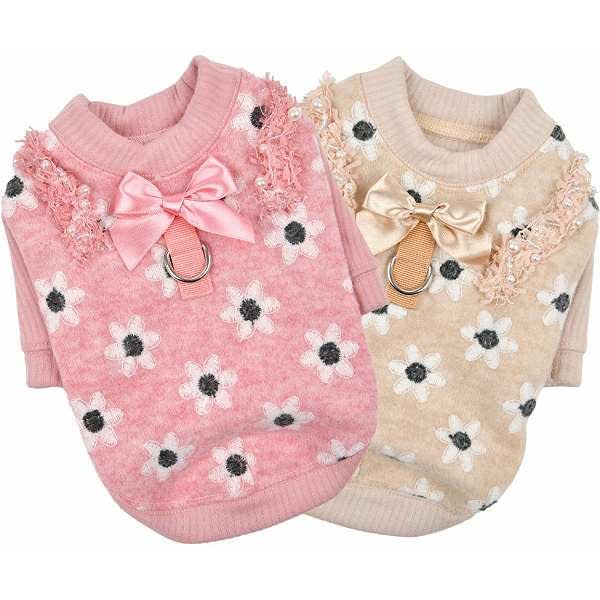 Winter Flowers Designer Dog Shirt