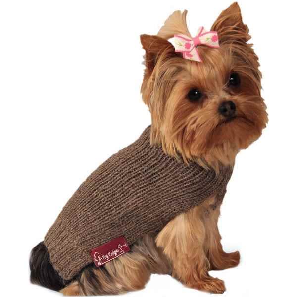Alpaca Ribbed Small Dog Sweater Alpaca Ribbed Small Dog Sweater