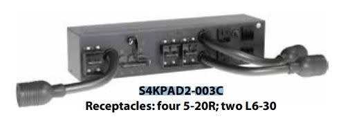 SolaHD S4KPAD2-003C Power A/C Distribution PAD for S4K4U6000D