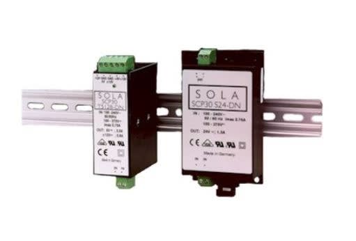 SolaHD SCP30S3.3B-UDN SCP 30 Watt Single Output Slim Line DIN Rail Power Supply