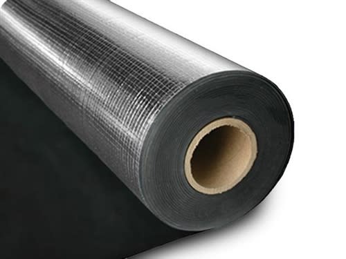 SoundAway 1/8" x 4.5' x 30' MLV Sound Barrier Roll w/ One Foil Side, Class A