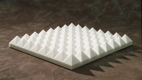 SONEX Pyramid Acoustic Panels in Premium Colors: 4" x 2' x 2 SONEX Pyramid Acoustic Panels in Premium Colors: 4" x 2' x 2
