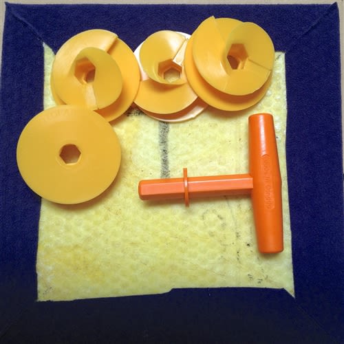 Rotofast Snap On Anchors | Quick and easy acoustical wall panel mounting option