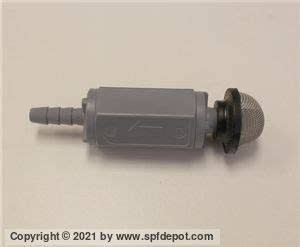 Graco 118432 Inlet Check Valve for TSL Bottles for Graco Reactor parts | SPF Depot Graco 118432 Inlet Check Valve for TSL Bottles for Graco Reactor parts | SPF Depot