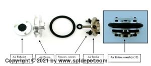 IPM 700055 IP02 Air Piston Assembly
